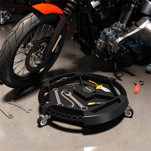 Carrello Portautensili da Garage a 4 Scomparti con Supporti Magnetici e Ruote Girevoli a 360 Gradi, Vassoio Organizzatore Portatile - Product Image 2