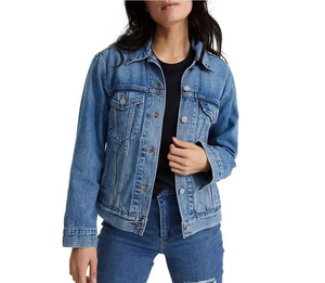 New Premium Quality High Street <b>Customized</b> <b>Denim</b> Jeans <b>Jacket</b> Cotton Waterproof Breathable New Arrival Latest High Street Style - Product Image 3