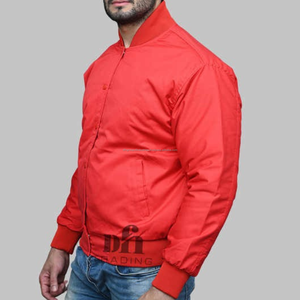 Personalizado estilo fresco invierno béisbol sarga algodón acolchado personalizado Letterman Varsity chaqueta - Product Image 5