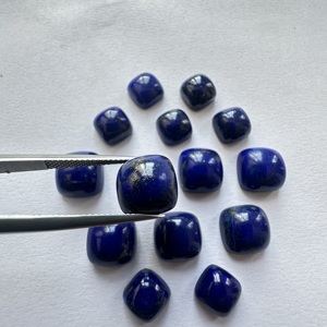 Lapislázuli 100% Natural, Cabujón Pulido a Mano, Piedra Preciosa de 5mm a 20mm, Piedras Sueltas al por Mayor - Product Image 2