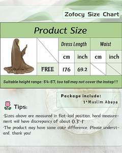 Abaya noire vintage islamique pour la prière, le Hajj et l'Omra, Kaftan Abayas Hijab respirant pour filles - Product Image 6