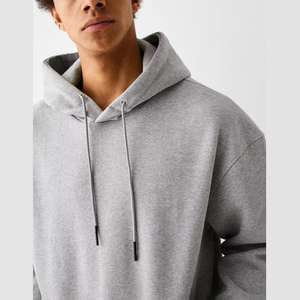 Men's Embroidered 100% Cotton Fleece Warm Hooded Pullover Hoodie Long Sleeve Winter Sports <b>Coat</b> - Product Image 6