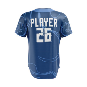 Maillots de baseball/softball personnalisés pour équipes adultes unisexes, respirants, à séchage rapide, 100 % polyester, imprimés par sublimation, pour équipes féminines - Product Image 2