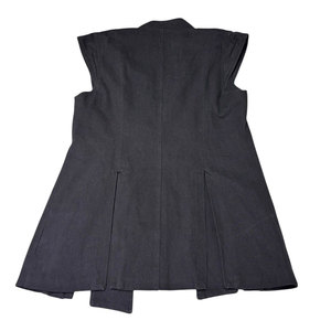 Men Lace-Up Black <b>Gothic</b> Vest <b>Jacket</b> Metal Hardware Faux Leather Panels Vests Factory Wholesale 2026 - Product Image 2