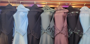 Abaya de Dubái 2026, Hermosa y Tradicional Islámica para Mujer, Estilo Saudí, de Poliéster Transpirable, Largo hasta el Tobillo, Ropa Musulmana para Primavera - Product Image 6