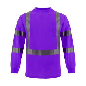 Ropa de Trabajo Reflectante Mangoes Fashion OEM de Alta Calidad, Alta Visibilidad, ANSI Clase 1, Certificación CE, Impermeable, Fabricada con Tela de Poliéster y Seda - Product Image 4