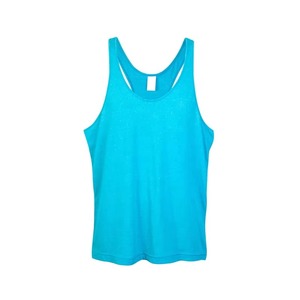 Camiseta sin mangas Heather Marl Racerback con espalda en Y para culturismo, gimnasio, entrenamiento, chaleco muscular, venta al por mayor personalizada - Product Image 1