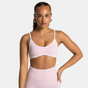 Vêtements de sport Pilates de haute qualité, respirants, pour la gym et le fitness, ensemble de yoga avec hauts et bas à taille haute croisée - Product Image 1