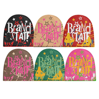 Bonnet tricoté unisexe Y2K en jacquard avec logo personnalisé, dessiné à la main en 3D, de haute qualité, style Sup, broderie personnalisée, hiver