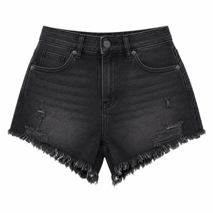 2026 Lightweight <b>Women</b> Denim <b>Shorts</b> for Summer Days Breathable Quick Dry <b>Black</b> Classic Style - Product Image 6