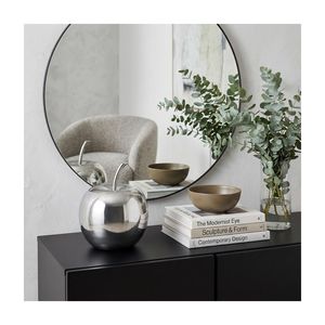 Sculpture de pomme minimaliste, décoration artistique de table pour salon, faite à la main, 1 pièce - Product Image 6