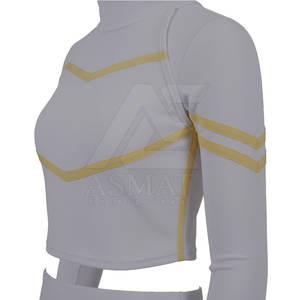 ชุดยูนิฟอร์มทีมเชียร์ดั๊นซ์ Low Moq แบบกำหนดสีเอง เสื้อแขนกุดและกระโปรง ชุดกีฬา - Product Image 5