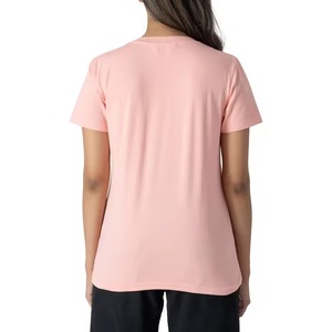 T-shirts pour femmes de haute qualité, col en V, manches courtes, en coton respirant, décontractés, unis, sportifs, à porter en tant que hauts ou sous-vêtements. - Product Image 3