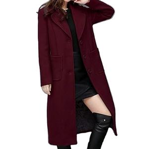 เสื้อโค้ทขนสัตว์ถักแบบใหม่สำหรับผู้หญิง ทรงปกติ ระบายอากาศได้ดี ไซส์ใหญ่ สไตล์ลำลอง ใส่สบาย เหมาะสำหรับฤดูใบไม้ร่วง - Product Image 5