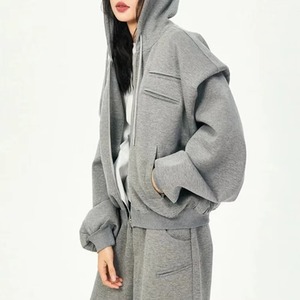 ชุดวอร์มผู้หญิงขายส่งยอดนิยม คุณภาพสูง ชุดวิ่งออกกำลังกายแบบ 2 ชิ้น ชุดเซ็ตสองชิ้นแบบเต็มตัว - Product Image 3