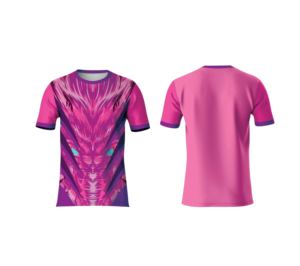 เสื้อยืดกีฬาคุณภาพสูง พิมพ์ลายโลโก้ด้านหน้าด้วยเทคนิค Sublimation ผลิตจากผ้าถักที่เป็นมิตรต่อสิ่งแวดล้อม ระบายอากาศได้ดี แห้งเร็ว - Product Image 3