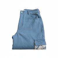 Jeans évasés pour femmes, taille haute, patchwork, respirants, sur mesure, OEM, vente en gros