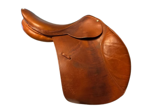 Selle d'équitation anglaise en cuir véritable artisanal de qualité supérieure, douce, confortable, durable et légère, équipement équestre pour chevaux - Product Image 2