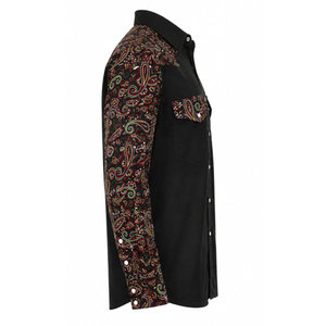 Camisas y Mangas de Soldadura de Alta Calidad 100% Algodón con Patrón Paisley, Fusión sin Costuras, Servicio OEM - Venta al por Mayor - Product Image 5
