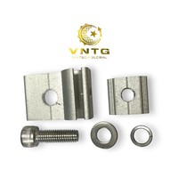 Accessoires de montage solaire directement de l'usine : Kit de fixation au sol en aluminium SUS304 pour panneaux photovoltaïques