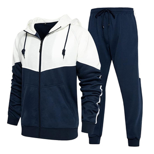Conjunto Deportivo para Hombre, Corte Ajustado, Transpirable, Secado Rápido, Ligero, Sudadera y Pantalones Deportivos con Cierre, para Correr, Fitness - Product Image 3