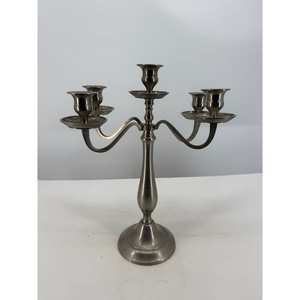 Classic Luxury Metal Candelabra For Royal Style Dining Table Decoration With <b>Ornamental</b> Vintage Inspired Structure - Product Image 1