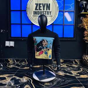 Camiseta Personalizada de Hombre, Estilo Urbano, Tejida, Lisa con Estampado, Corte Regular - Product Image 1