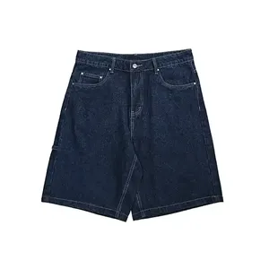 Pantalones Cortos de Mezclilla Transpirables para Hombre, Diseño Premium con Paneles, Cintura Alta con Cordón, Ropa Casual de Verano - Product Image 4