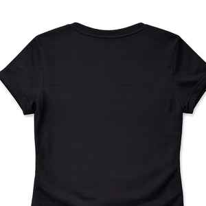 T-shirt pour femmes Jack and Jill, coton, manches courtes, col rond, impression de logo, OEM, vente en gros, approvisionnement en vrac - Product Image 6