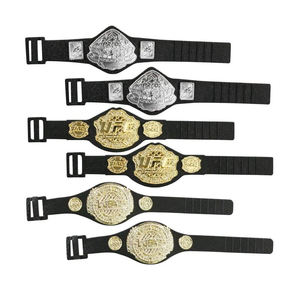 TNA Set de Dos Cinturones de Campeonato de Lucha Libre con Figuras de Acción, 6 Cinturones de Artes Marciales Personalizados Ecológicos de UFC, ANAAIF - Product Image 5