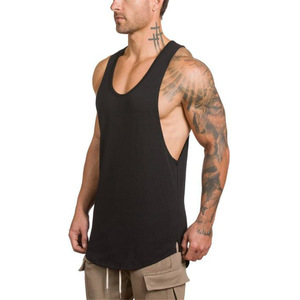 Débardeur de sport pour hommes de haute qualité, personnalisé avec logo OEM, pour la musculation et le fitness - Product Image 2