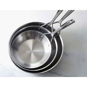 Modern Copper Clad Stainless Steel Fry <b>Pan</b> Induction Ready Small Skillet for Individual Servings Professional Kitchen And Home - Product Image 6