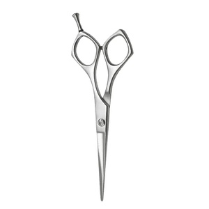 Ciseaux de coiffure professionnels en acier inoxydable 6CR13, pointe acérée, manche long, pour droitiers, ciseaux de coupe de cheveux en plastique - Product Image 2