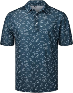 เสื้อโปโลผู้ชายลำลองแบบสวมใส่สบาย ลายพิมพ์ซับลิเมชั่น ดีไซน์ขายดี รับทำโลโก้ ผ้าฝ้ายระบายอากาศ แขนสั้น ไซส์ใหญ่ ขายดีที่สุด - Product Image 5