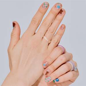 Autocollants pour ongles en gel de qualité salon 100% réels coréens, manucure végane, sans cruauté, non toxique, vente en gros certifiée - Product Image 5