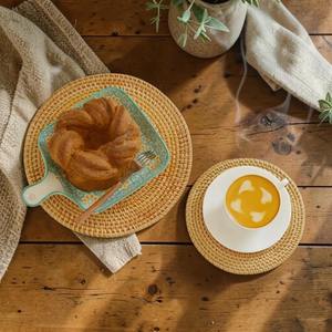 Posavasos Redondos Simples, Ideales para Tazas de Té Calientes y Platos, para Mantener la Mesa Limpia y Protegida en el Hogar, Venta al por Mayor desde India - Product Image 3