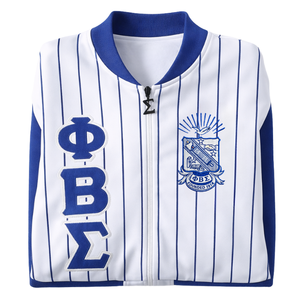 Chaqueta Cortavientos con Cierre Completo Phi Beta Sigma, Ropa de Fraternidad Griega con Diseño Ligero, Comodidad Premium y Estilo Atlético - Product Image 6