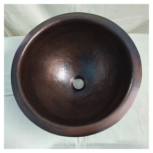 Outil de nettoyage d'évier de cuisine en cuivre finition antique, nettoyeur d'évier en cuivre fait main, accessoire de nettoyage de cuisine vintage - Product Image 5