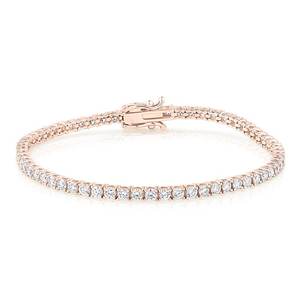 Pulsera de tenis de oro de 14K con diamantes cultivados en laboratorio certificados por IGI, 3.6 CT, corte brillante, chapada en rodio, joyería fina para fiesta de mujer - Product Image 6