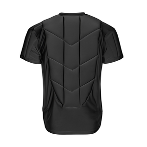 Baseball Compression Shirt Undershirt <b>Padded</b> Three Quarter Sleeve Adult Unisex Cooling Printed V-<b>neck</b> Front Logo OEM - Product Image 2
