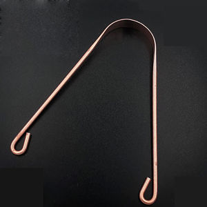 Raspadores de Lengua Metálicos Reutilizables, Herramienta de Limpieza Bucal, Raspador de Lengua de Cobre y Oro Rosa - Product Image 6