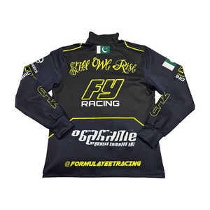 เสื้อแจ็คเก็ตบอมเบอร์รุ่นใหม่ ไซส์พลัส ซิป ¼  โลโก้แบบซับลิเมชั่น กันลม ปักลาย  ผ้าสแปนเด็กซ์/โพลีเอสเตอร์ ทนไฟ สำหรับนักแข่ง - Product Image 2