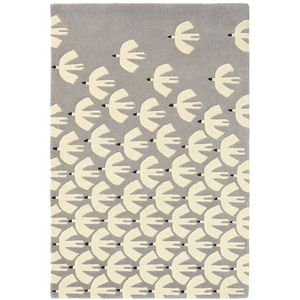 Modern Geometric Area Rug Rectangle Navy Orange <b>Brown</b> Tufted <b>Medium</b> Pile Living Room Rug - Product Image 5