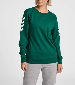 High Quality OEM Breathable Plus Size Pullover Plain Dyed Plush Blank <b>Jogger</b> <b>White</b> Crewneck Cotton Custom Hoodie Sweatshirt - Product Image 3