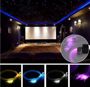 Carrelage de plafond <span class=keywords><strong>en</strong></span> Fiber optique arc-<span class=keywords><strong>en</strong></span>-ciel, avec télécommande RF, pour le tir de lune et des étoiles <span class=keywords><strong>en</strong></span> chute - Product Image 5