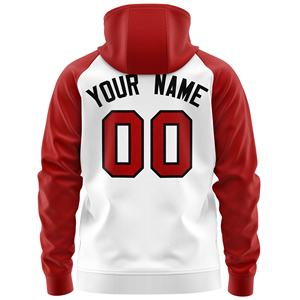 Sweat-shirt à capuche personnalisé avec nom et numéro, sweat-shirt raglan, veste à capuche avec impression de lettres personnalisée - Product Image 1