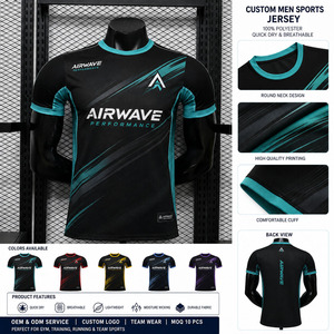 High Quality Premium Adult <b>Soccer</b> Jersey Set Custom Sublimation Digital Print Short Quick Dry Breathable Four-Way Stretch Unisex - Product Image 1