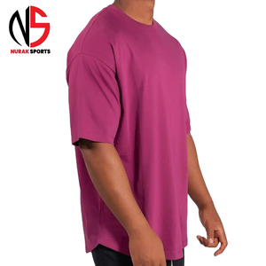Camisetas Lisas de Algodón para Hombre al por Mayor 2026, Camisetas Unisex 100% Algodón para Hombre, Camiseta Holgada Estampada para Hombre en NURAK - Product Image 4