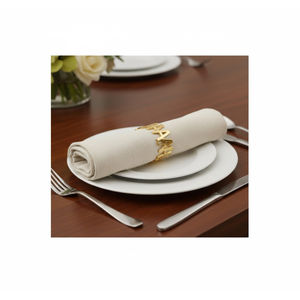 Ronds de serviette en métal de la collection Classic Gold Ocean, porte-serviettes animaux marins, boucles de serviette pour décoration de table de mariage ou de fête - Product Image 6