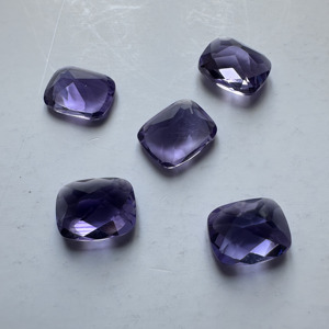 Piedra Preciosa de Amatista Natural Premium, Corte Cojín Largo de 8x10mm, Facetada, Calidad AAA, Color Púrpura, para Joyería Fina Personalizada - Product Image 4